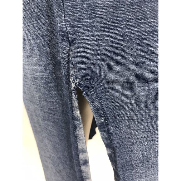 Cloth & Stone Blue Short Sleeve Maxi T-Shirt Dress Size PM - Picture 6 of 12